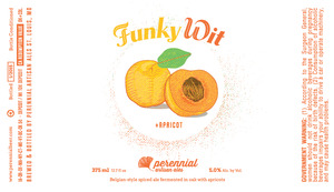 Perennial Artisan Ales Funky Wit +apricot