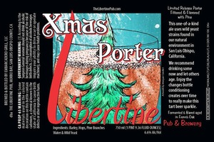 Libertine Pub And Brewery Xmas Porter March 2015