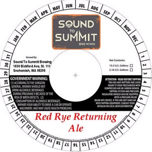 Red Rye Returning Ale March 2015