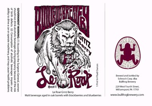 Bullfrog Brewery Le Roar Grrrz Berry March 2015