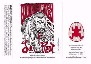 Bullfrog Brewery Le Roar Grrrz Aardbei March 2015