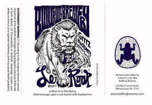 Bullfrog Brewery Le Roar Grrrz Blackberry March 2015