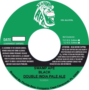 Florida Beer Company Swamp Ape Black March 2015