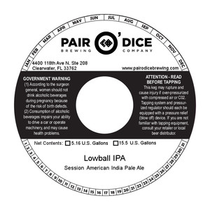 Lowball Ipa March 2015