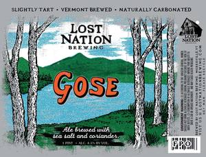 Lost Nation Brewing Gose March 2015
