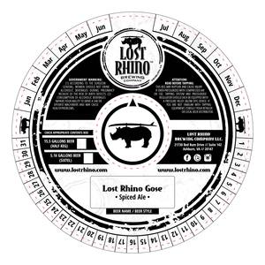 Lost Rhino Gose March 2015