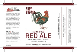 From The Ground Brewery Farmhouse Red March 2015