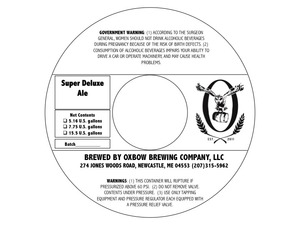 Oxbow Brewing Company Super Deluxe Ale