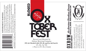 Oxbow Brewing Company Blended Oxtoberfest