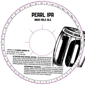 10 Barrel Brewing Co. Pearl IPA March 2015