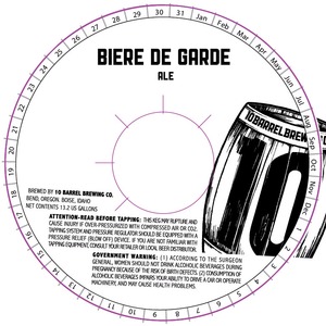 10 Barrel Brewing Co. Biere De Garde March 2015
