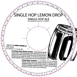 10 Barrel Brewing Co. Single Hop Lemon Drop