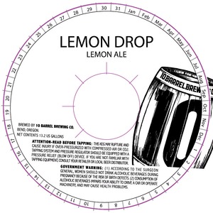 10 Barrel Brewing Co. Lemon Drop March 2015