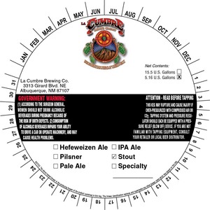 La Cumbre Brewing Co. Stout