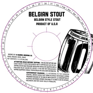 10 Barrel Brewing Co. Belgian Style March 2015