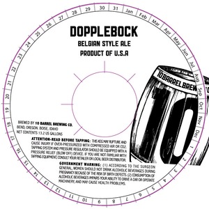 10 Barrel Brewing Co. Dopplebock March 2015