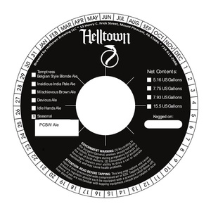 Helltown Pcbw Ale April 2015