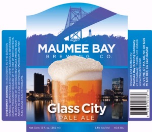 Maumee Bay Brewing Co Glass City Pale Ale