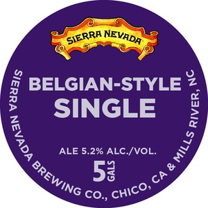 Sierra Nevada Belgian-style Single March 2015