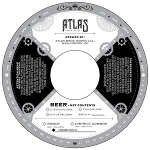 Atlas Brew Works Home Rule