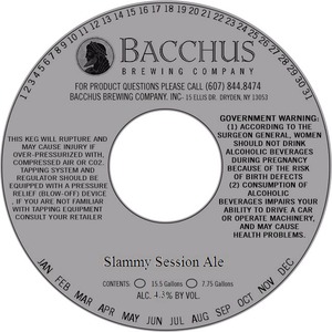 Slammy Session Ale March 2015