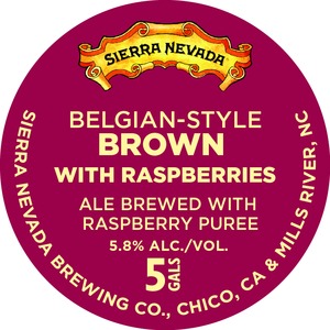 Sierra Nevada Belgian-style Brown With Raspberries