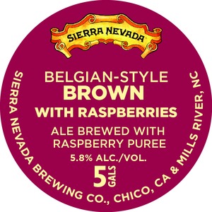 Sierra Nevada Belgian-style Brown With Raspberries