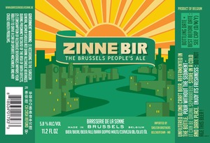 Brasserie De La Senne Zinne Bir March 2015