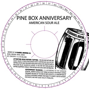 10 Barrel Brewing Co. Pine Box Anniversary March 2015