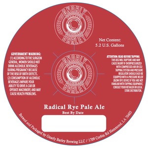 Radical Rye Pale Ale 