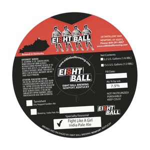 Ei8ht Ball Brewing Fight Like A Girl