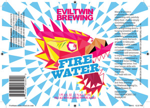 Evil Twin Brewing Fire Water March 2015