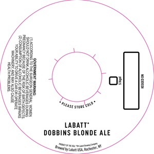 Labatt Dobbins Blonde Ale March 2015