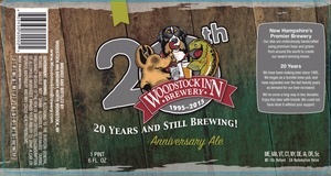 Woodstock Inn Brewery 20th Anniversary Ale March 2015