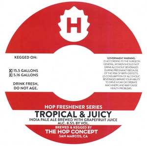 The Hop Concept Tropical & Juicy March 2015