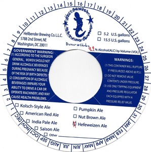 Hellbender Brewing Company Hefeweizen Ale