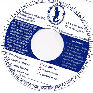 Hellbender Brewing Company Nut Brown Ale March 2015
