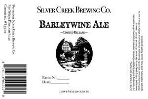 Silver Creek Brewing Company Barleywine April 2015