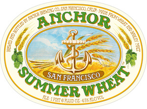 Anchor Brewing Company Summer Wheat March 2015