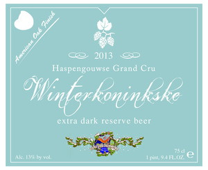 Winterkoninkske Haspengouwse Grand Cru