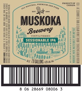 Muskoka Sessionable IPA March 2015