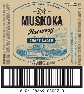 Muskoka Craft Lager