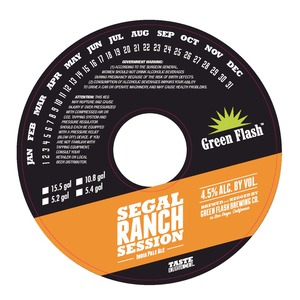 Green Flash Brewing Company Segal Ranch Session