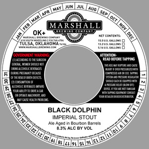 Marshall Brewing Company Black Dolphin March 2015