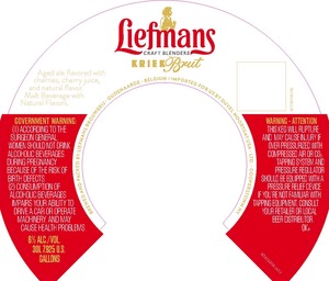 Liefmans Kriek Brut March 2015