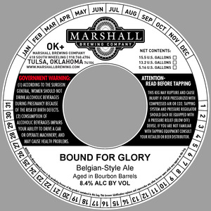 Marshall Brewing Company Bound For Glory