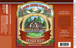Alpine Beer Company Mcilhenney's Irish Red