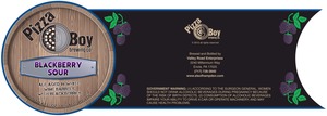 Pizza Boy Brewing Co. Blackberry Sour