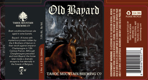 Tahoe Mountain Brewing Co. Old Bayard March 2015
