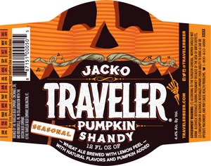 Jack-o-traveler Pumpkin Shandy March 2015